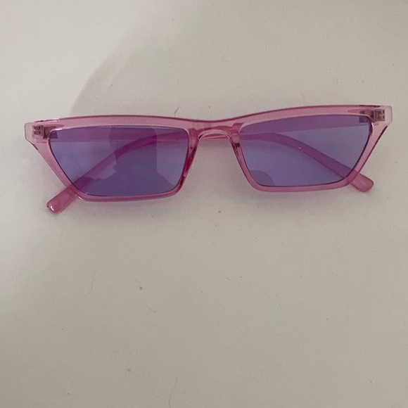 Pink retro sunglasses - Picture 3 of 3